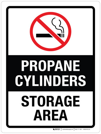 Propoline Sign Propylene Emergency Shut Off Landscape - Wall Sign