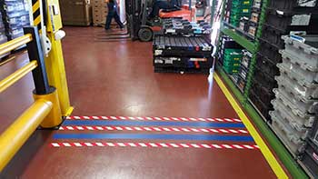 Forklift Floor Markings