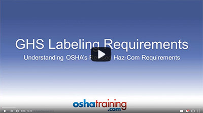 video: GHS Labeling Requirements