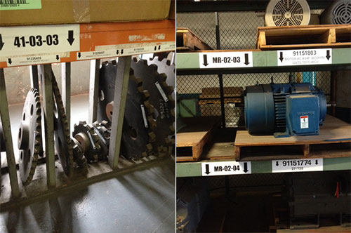 Labels printed on the LabelTac