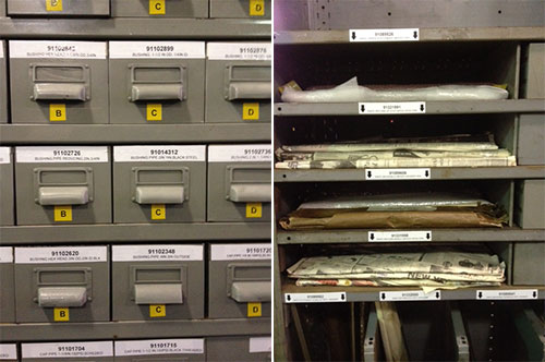 Labels printed on the LabelTac