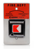 3502- eLock Knox Gate & Key Switch on Mounting Plate