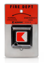 3502- eLock Knox Gate & Key Switch on Mounting Plate