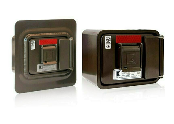 Model#3265-Surface Mount, Hinged, Dark Bronze 
Model #3274-Recessed Mount, Hinged, Dark Bronze