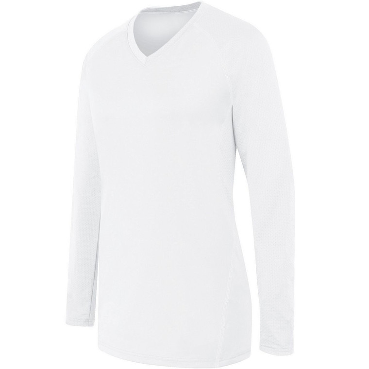 Girls Long Sleeve Solid Jersey