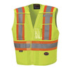 Pioneer 6930/6931 Drop Shoulder Safety Hi-Vis Tear Away Vest | SafetyWear.ca