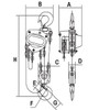 JET KCH-0510 1/2 Ton 10' Lift KCH Series Chain Hoist - Heavy Duty | SafetyWear.ca