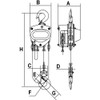 JET KCH-2010 2 Ton 10' Lift KCH Series Chain Hoist - Heavy Duty | SafetyWear.ca