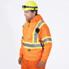 Pioneer 6924 Hi-Viz Polyester Fleece Hoodie - Hi-Viz Orange | Safetywear.ca