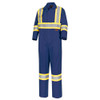 Pioneer 5516 Safety Poly/Cotton Coverall - Navy | Safetywear.ca