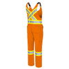 Pioneer 6617 Safety Poly/Cotton Overalls - Hi-Viz Orange | Safetywear.ca