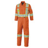 Pioneer 7705 FR-Tech® Flame Resistant/ARC Rated 7oz Coverall - Hi-Viz Orange | Safetywear.ca