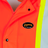 Hi-Viz Orange - Logo, 5892PKT Fire Resistance Polyurethane Waterproof Safety Jacket | Safetywear.ca