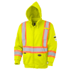 Hi-Viz Yellow - 485 Flame Resistant Modacrylic Cotton Fleece Hoodie | SafetyWear.ca