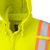 Hi-Viz Yellow - 485 Flame Resistant Modacrylic Cotton Fleece Hoodie | SafetyWear.ca