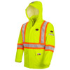 Pioneer 5881 Waterproof Flame Resistant ARC Rain Jacket - Hi-Viz Yellow | Safetywear.ca