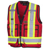 Pioneer 150D Poly Twill Surveyor's Safety Vest with Snap Closure | SafetyWear.ca