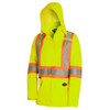 Pioneer 5628W Women's Waterproof Jacket - Hi-Viz Yellow | Safetywear.ca