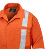 Pioneer 5514WBB 2-Tone Women's Poly/Cotton Safety Coveralls - Orange/ Navy | Safetywear.ca