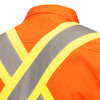 Pioneer Short Sleeve Cotton Safety Shirt - Hi-Viz Orange | Safetywear.ca