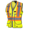 Pioneer 6692W/6693W Women's Surveyor's 150D Poly Twill Safety Vest - Snap Closure | SafetyWear.ca