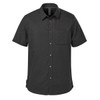 Stormtech SBR-2 Men's Skeena Short Sleeve Shirt - Front | Black/ Carbon