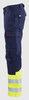 BLAKLADER 1611 Flame Resistant Visibility Pants | Navy Blue/ Hi-Vis Yellow