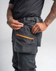BLAKLADER 1622 4-Way stretch Work Pants | Dark Grey/ Black