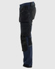 BLAKLADER 1622 4-Way stretch Work Pants | Dark Grey/ Black