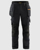 BLAKLADER 1622 4-Way stretch Work Pants | Black/ Orange