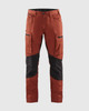 BLAKLADER 1655 Service Pants with Stretch | Burned Red/ Black