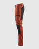 BLAKLADER 1655 Service Pants with Stretch | Burned Red/ Black