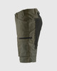 BLAKLADER 1656 Service Shorts With Stretch | Olive Green/ Black
