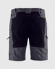 BLAKLADER 1656 Service Shorts With Stretch | Grey/ Black