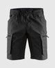 BLAKLADER 1656 Service Shorts With Stretch | Black