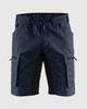 BLAKLADER 1656 Service Shorts With Stretch | Dark Navy/ Black