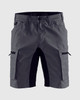BLAKLADER 1656 Service Shorts With Stretch | Grey/ Black
