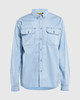 BLACKLADER 3279 FR Button-Up Shirt | Light Blue