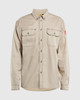 BLACKLADER 3279 FR Button-Up Shirt | Stone