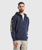 BLACKLADER 3445 Branded Hooded Zip-up Sweatshirt | Dark Navy Blue