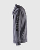 BLAKLADER 3445 Branded Hooded Zip-up Sweatshirt | Grey