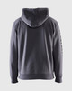 BLAKLADER 3445 Branded Hooded Zip-up Sweatshirt | Grey