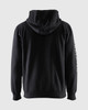 BLAKLADER 3445 Branded Hooded Zip-up Sweatshirt | Black