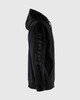 BLAKLADER 3445 Branded Hooded Zip-up Sweatshirt | Black