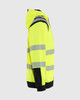 BLACKLADER 3446 Hi-Vis Zip Sweatshirt | Hi-Vis Yellow/ Black