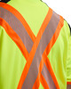 BLAKLADER 3448 Hi-Vis Full Zip Sweatshirt | Hi-Vis Yellow/ Black