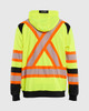 BLACKLADER 3448 Hi-Vis Full Zip Sweatshirt | Hi-Vis Yellow/ Black