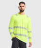 BLAKLADER 3488 Hi-Vis Long sleeve T-Shirt | Hi-Vis Yellow