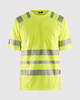 BLAKLADER 3490 Hi-Vis Short Sleeved T-Shirt | Hi-Vis Yellow