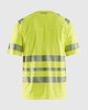 BLACKLADER 3490 Hi-Vis Short Sleeved T-Shirt | Hi-Vis Yellow